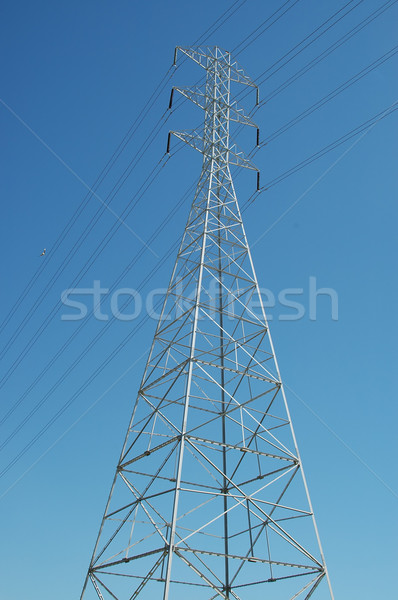 Power transmission tower Stock photo © disorderly