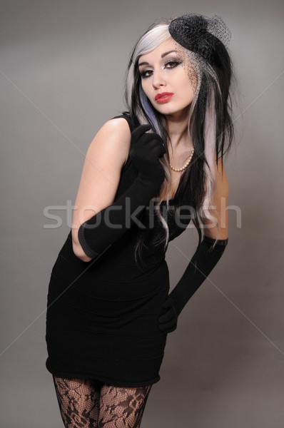 Goth girl Stock photo © disorderly