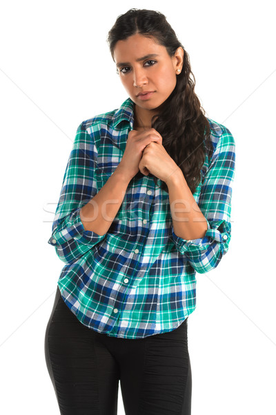 Plaid blouse Stock photo © disorderly