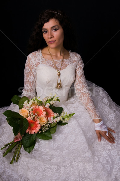 White gown Stock photo © disorderly