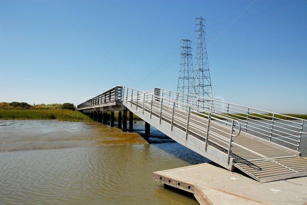 Puente peatonal aterrizaje naturaleza poder California Foto stock © disorderly