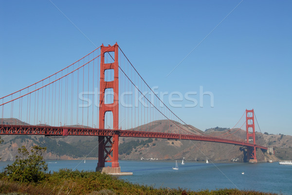 Golden Gate Bridge San Francisco Californie autoroute câbles porte [[stock_photo]] © disorderly