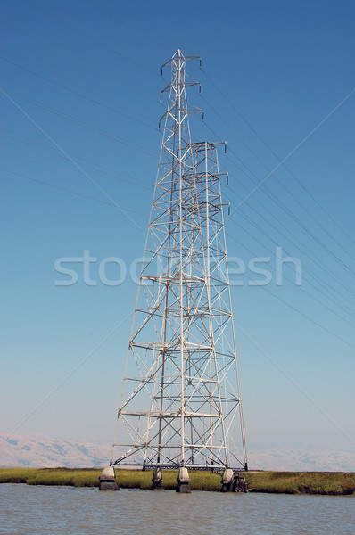 Power transmission tower Stock photo © disorderly