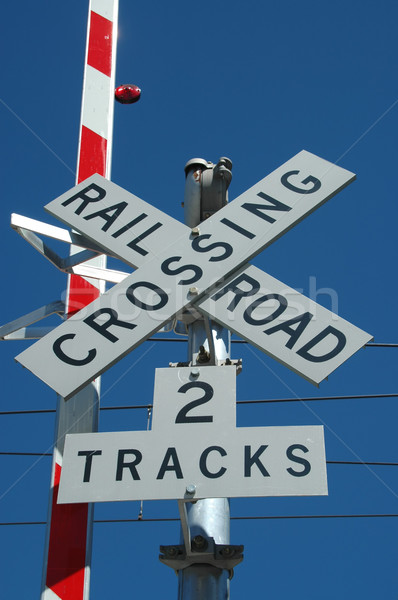 Railroad Crossing Stock photo © disorderly