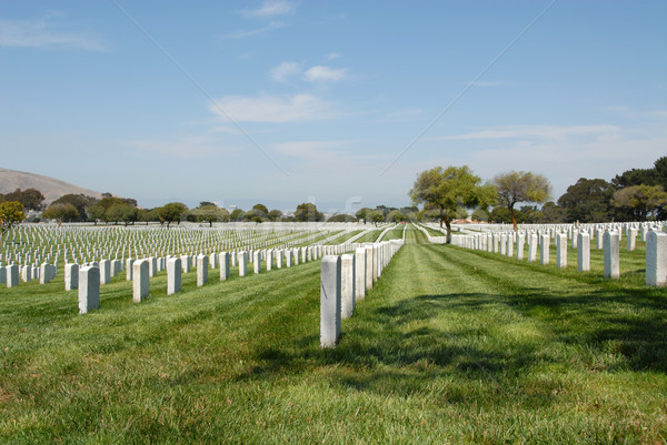 Foto stock: Militar · cementerio