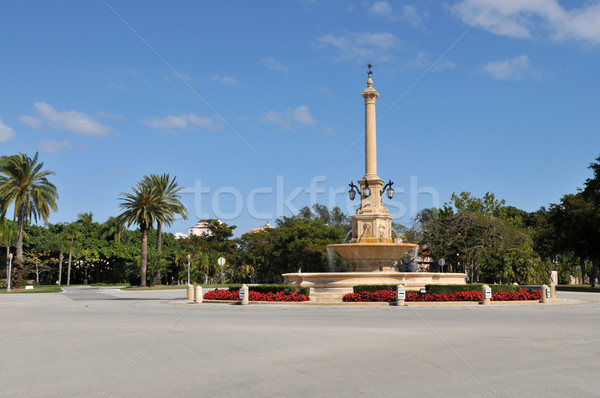 Fuente tráfico círculo de coral Foto stock © disorderly