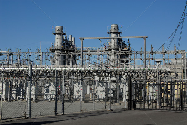 Centrale électrique pouvoir génération installation industrielle électricité Photo stock © disorderly