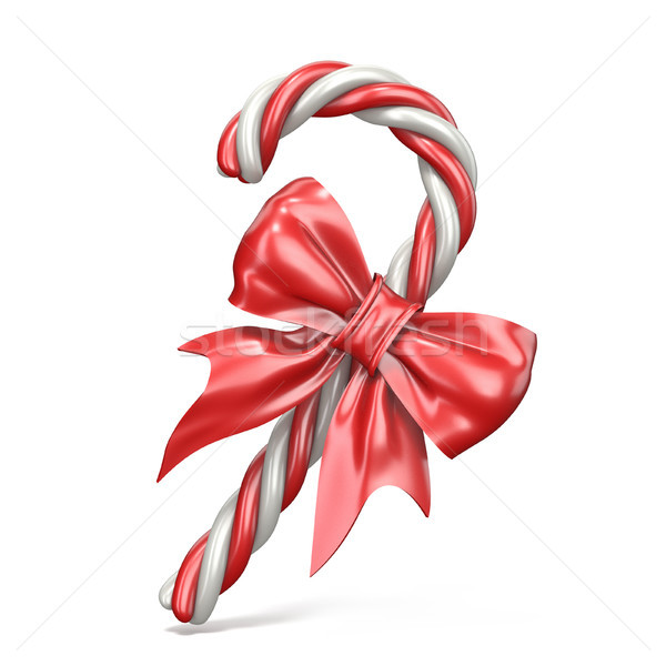 Weihnachten Dekoration Candy Zuckerrohr Band Bogen
