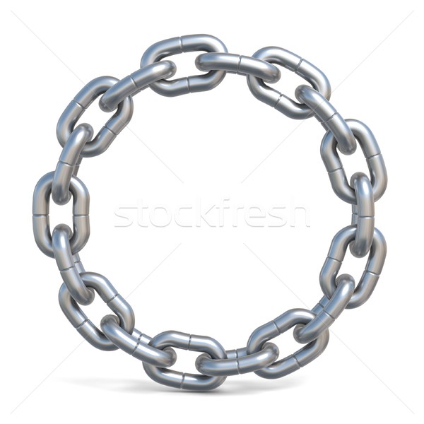 Circle chain 3D Stock photo © djmilic