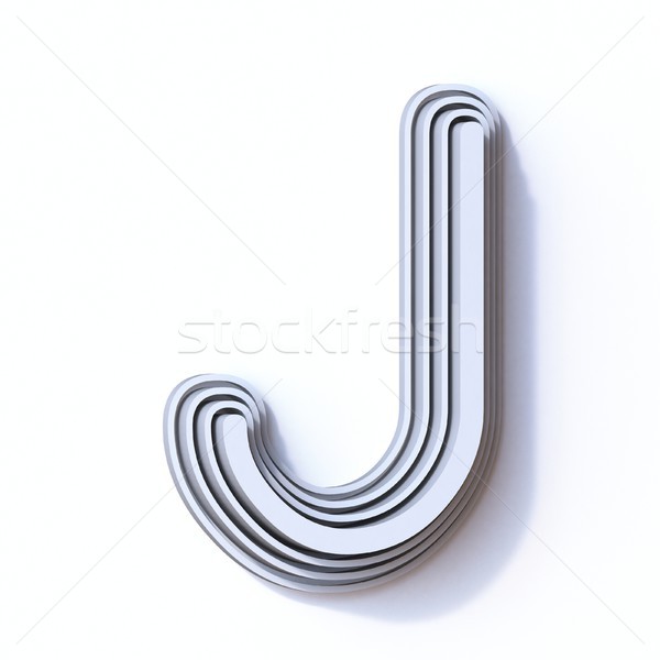 Stock fotó: Három · lépcső · betűtípus · levél · 3D · 3d · render
