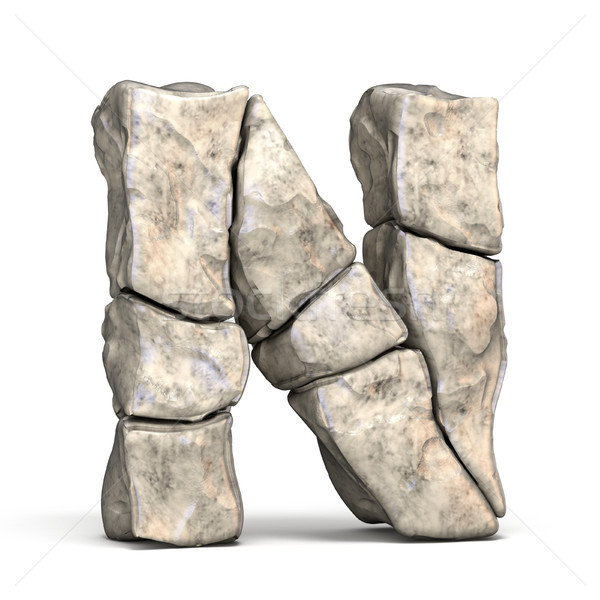 Kamień chrzcielnica 3D 3d ilustracja Zdjęcia stock © djmilic