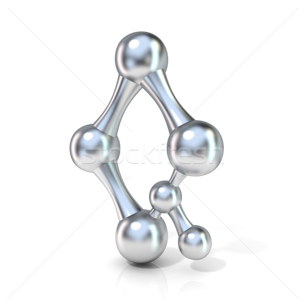 Molecular fuente colección carta 3D 3d Foto stock © djmilic