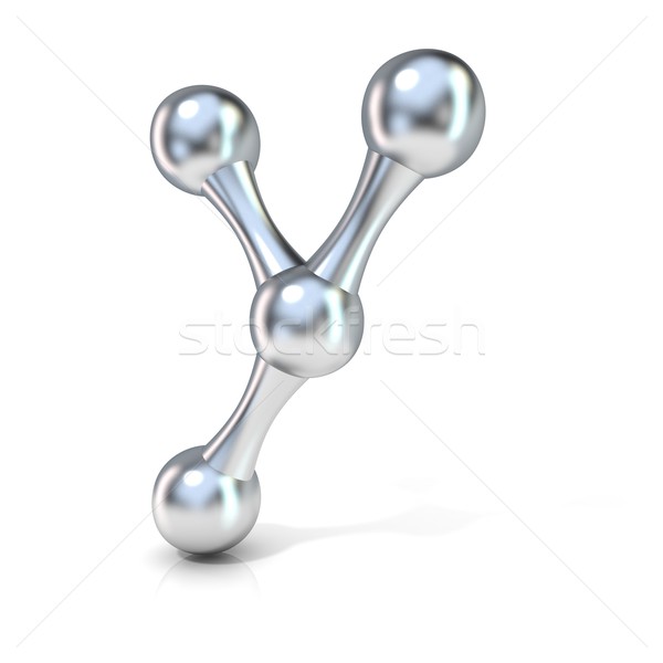 Foto stock: Molecular · fuente · colección · carta · 3D · 3d