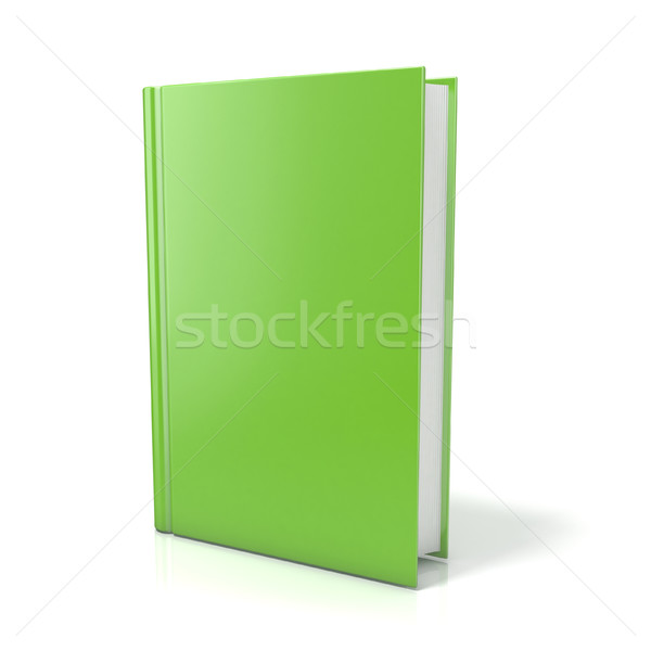 Vert livre 3D rendu 3d illustration isolé [[stock_photo]] © djmilic