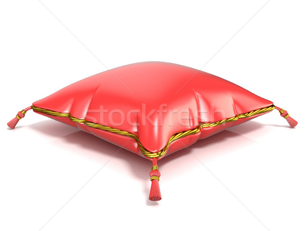 Royal red pillow. 3D Stock photo © djmilic