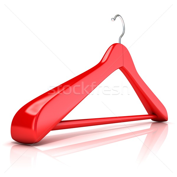 [[stock_photo]]: Rouge · vêtements · 3D · rendu · 3d · isolé · blanche