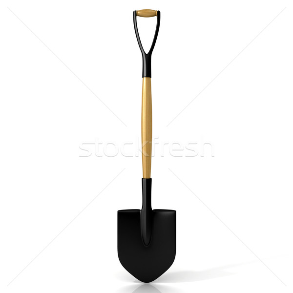 Shovel isolated on white background. 3D Stock photo © djmilic