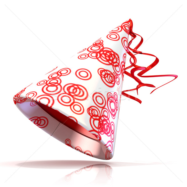 Party hat. 3D Stock photo © djmilic