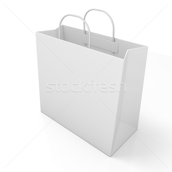 Empty shopping paper bag Stock photo © djmilic