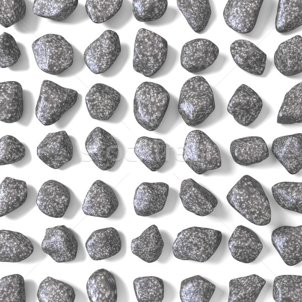 Abstract array made of rocks 3D Stock photo © djmilic