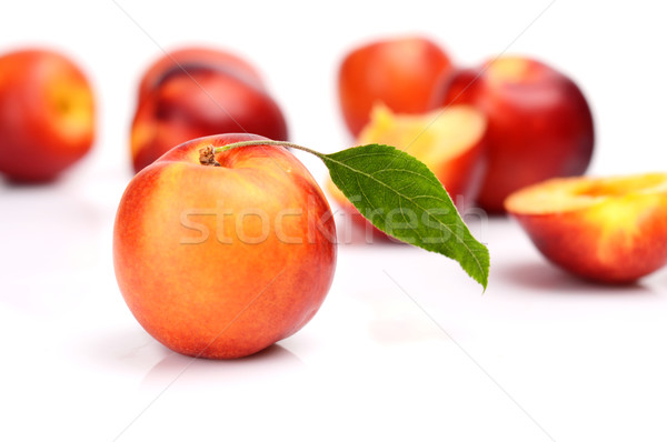 Foto stock: Aislado · blanco · muchos · frutas