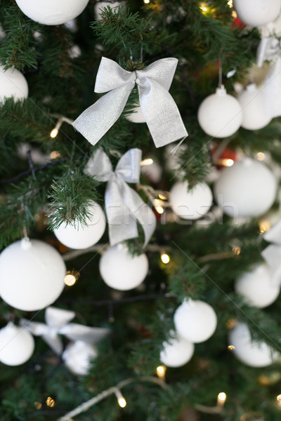 рождественская елка представляет гирлянда фары Новый год открытки Сток-фото © dmitriisimakov