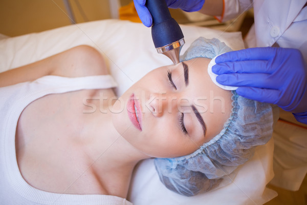 Stock photo: Cosmetology procedures on the face