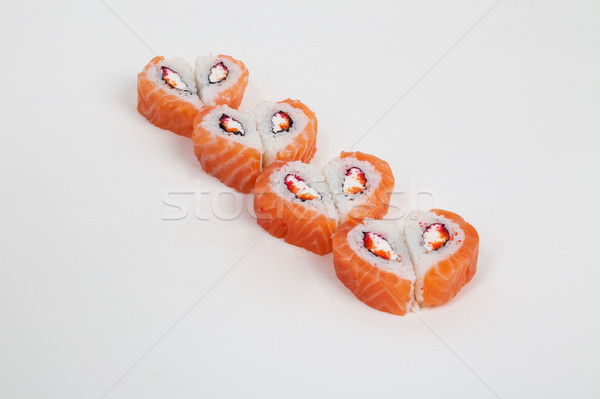 Foto stock: Sushi · comida · japonesa · restaurante · peixe · arroz