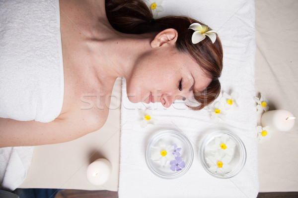 Belle fille spa massage sauna femme nude [[stock_photo]] © dmitriisimakov