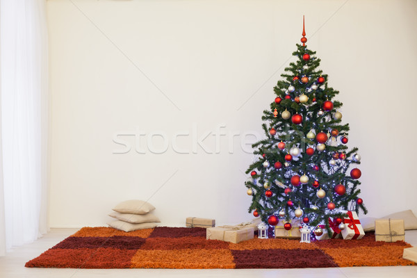 Christmas tree in the white room of the House for Christmas Stock photo © dmitriisimakov