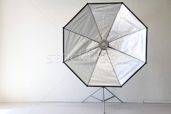 Flash on a white background in the Photo Studio equipment Stock photo © dmitriisimakov