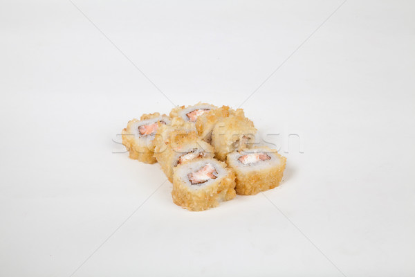 Comida japonesa sushi peces blanco alimentos Foto stock © dmitriisimakov