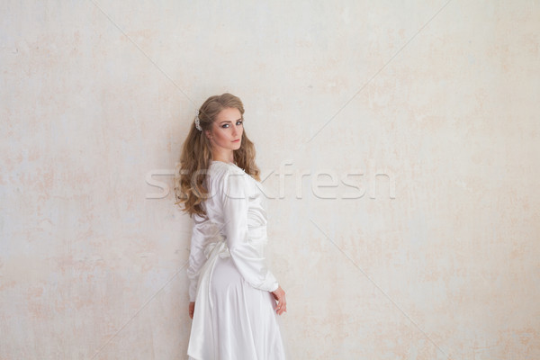 Portrait of a gentle girl in lingerie Stock photo © dmitriisimakov