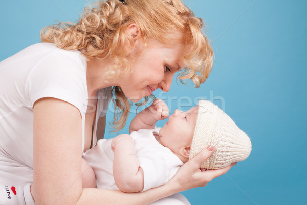 mom keeps on hand a baby son love happiness Stock photo © dmitriisimakov