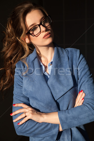 Portrait of business woman in business attire in the Office Stock photo © dmitriisimakov
