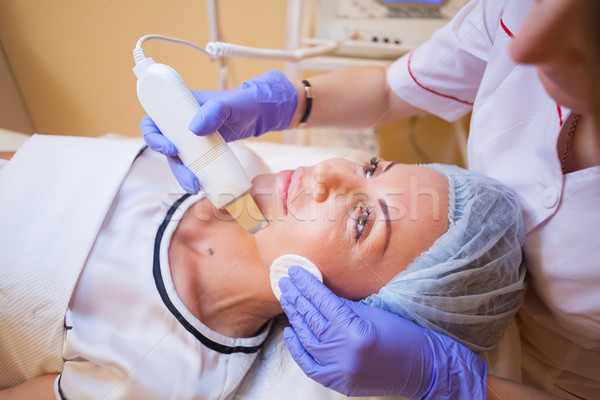 Cosmetology procedures on the face Stock photo © dmitriisimakov