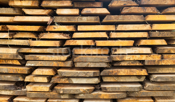 Wooden rough boards Stock photo © dmitroza