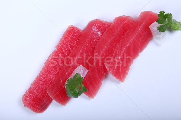ストックフォト: 新鮮な · マグロ · 良い · 肉 · 白 · 魚