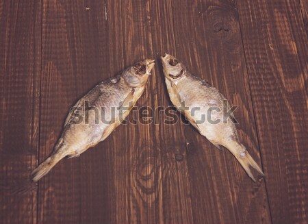 The beer with fish Stock photo © dmitroza