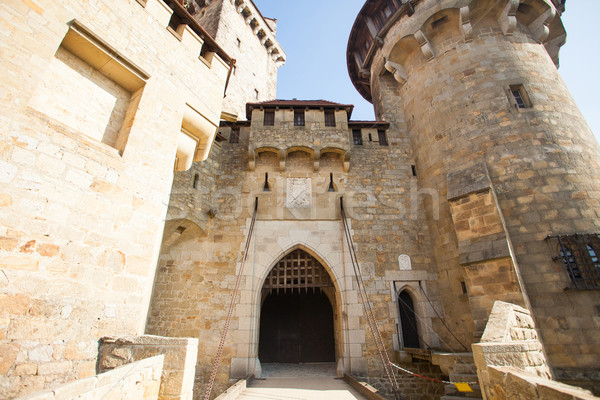 Eingang Festung öffnen Tor alten Ziegel Stock foto © dmitroza