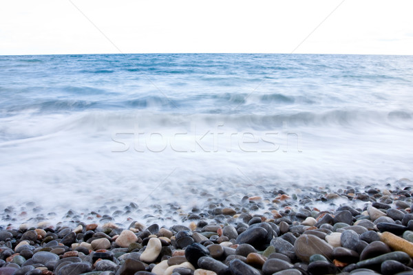 [[stock_photo]]: Mer · ciel · bleu · plage · nuages · eau · été