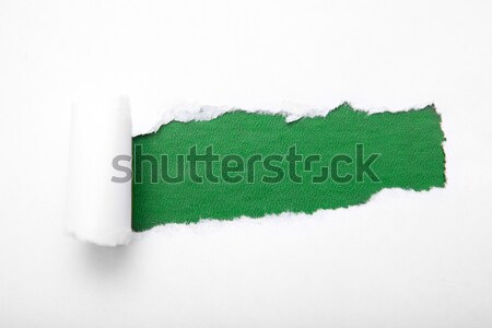 Hole in paper Stock photo © dmitroza