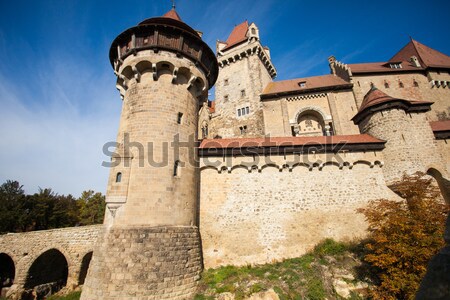 Stock photo: Ancient brick castle