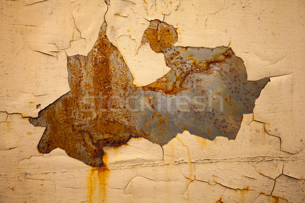 Metal duvar korozyon görmek eski Stok fotoğraf © dmitroza