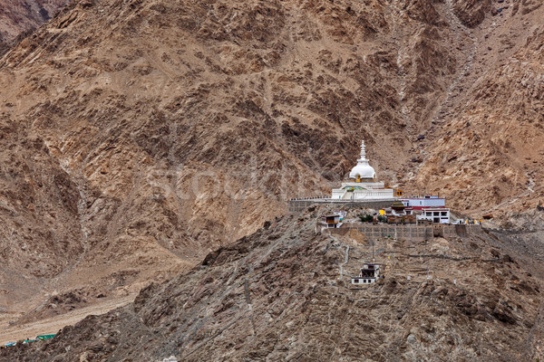 Shanti Stupa, Leh Stock photo © dmitry_rukhlenko
