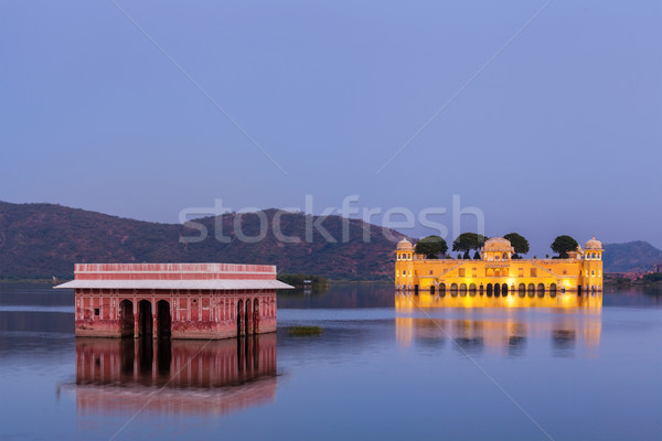 Jal Mahal (Water Palace).  Jaipur, Rajasthan, India Stock photo © dmitry_rukhlenko