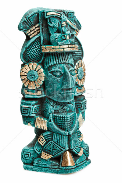 божество статуя Мексика изолированный белый Сток-фото © dmitry_rukhlenko