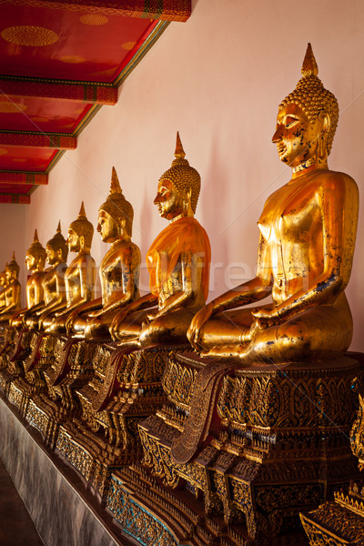 Sitting Buddha statues, Thailand Stock photo © dmitry_rukhlenko