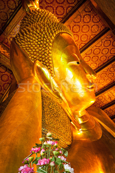 Reclining Buddha face Stock photo © dmitry_rukhlenko