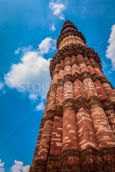 Qutub Minar Stock photo © dmitry_rukhlenko